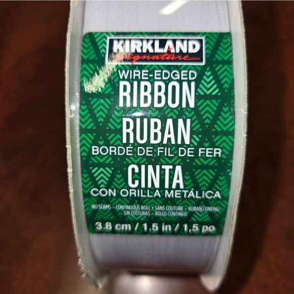 2 Kirkland Wire Edged Pattern with Ribbon 50 yrd x 1.5 new - Picture 2 of 14